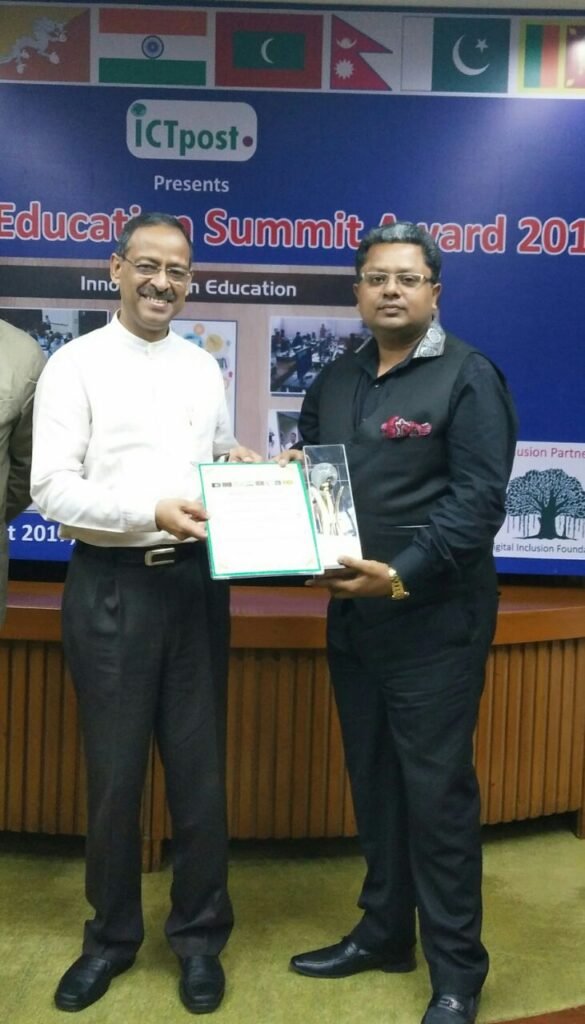 “Award of Excellence for Vocational & Skill Development” during South Asian Education Summit